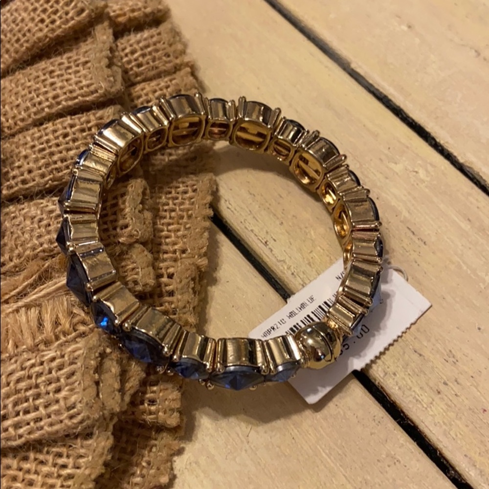 Bracket with blue stones